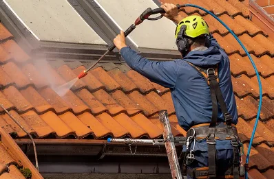 Démoussage et hydrofuge de toiture à Riez